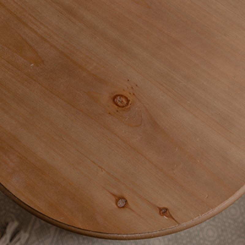 Antique Brass/Black End Table French Country Round Wood Side Table Clearhalo 'Coffee & Accent Tables' 'End & Side Tables' 'end_side_tables' 'furn' 'furn_end_side_tables' 'Furniture' 'Living Room Furniture' 1200x1200_abd6748c-4c65-48bc-ba51-89950a394fdf