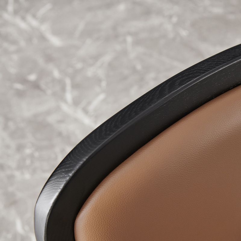 Nordic Style Armless Chair Wood Open Back Dining Side Chair with Upholstered Clearhalo 'Dining Chairs' 'Dining Tables & Seating' 'dining_chair' 'furn' 'furn_dining_chair' 'Furniture' 'furniture_dining_chair' 'Kitchen & Dining Furniture' 1200x1200_abd6c92f-312f-45c4-b459-b2308e824fd2