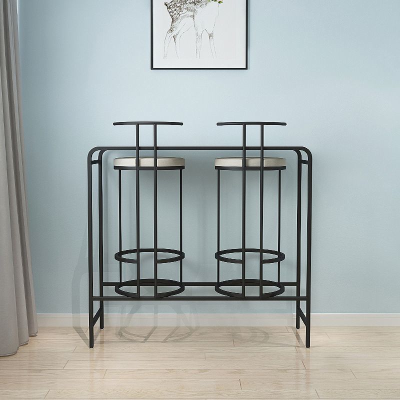 Industrial Pub Dining Set 1/3 Pieces Rectangular Table and Stool Clearhalo 'Bar Furniture' 'furn' 'furn_home_bar_bar_sets' 'Furniture' 'Home Bars & Bar Sets' 'home_bar_bar_sets' 'Kitchen & Dining Furniture' 1200x1200_abd77b0f-34fa-4b24-b517-6cbec3d7085b