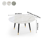 Traditional Luxury Round Drop-Leaf Dining Table Stone Furniture for Dining Room Clearhalo ' dining_table' 'Dining Tables & Seating' 'Dining Tables' 'furn' 'furn_dining_table' 'Furniture' 'furniture_dining_table' 'Kitchen & Dining Furniture' 'kitchen&dining_furn' 'kitchen' 'kitchen_dining_table' 1200x1200_abdcf026-562f-4f3a-a3ac-0cdf2cc60d58