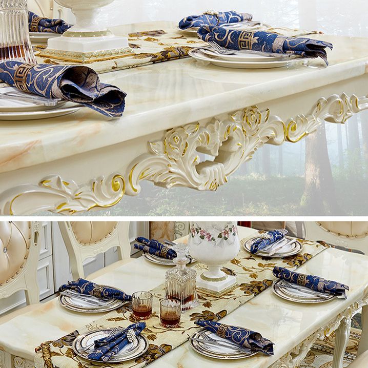 VICTORIA RECTANGE TABLE SET 1/2/7 PIÈCES DUSING SET pour la maison