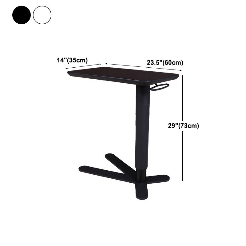 Industrial Metal Bar Table 23"x13" Rectangle Top Indoor Adjustable Height Bistro Table Clearhalo 'Bar Furniture' 'Bar Tables' 'bar_tables' 'furn' 'furn_bar_tables' 'Furniture' 'furniture_bar_tables' 'Kitchen & Dining Furniture' 'kitchen&dining_furn' 'kitchen' 1200x1200_abde8458-0dbf-4f7a-9a5b-762a504d8db9
