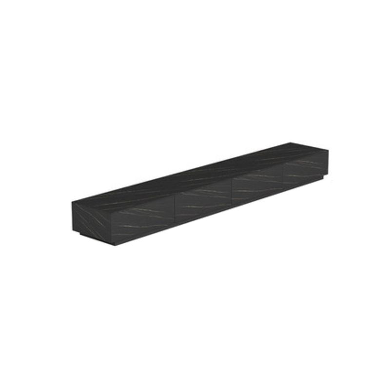 Black Stone TV Stand Console Contemporary 4 Drawers Media Console Clearhalo 'furn' 'furn_tv_stands_entertainment_centers' 'Furniture' 'Living Room Furniture' 'TV Stands & Entertainment Centers' 'TV Stands & Media Storage Furniture' 'tv_stands_entertainment_centers' 1200x1200_abe15b28-4e92-47ef-a512-3fc22f70e2a2