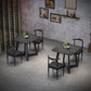 Sintered Stone Dining Table Black Industrial Style Dining Table with Metal Base Clearhalo 'Dining Tables & Seating' 'Dining Tables' 'dining_table' 'furn' 'furn_dining_table' 'Furniture' 'furniture_dining_table' 'Kitchen & Dining Furniture' 'kitchen' 'kitchen_dining_table' 1200x1200_abe175bf-1c47-4e93-bdf6-52afb32c159c