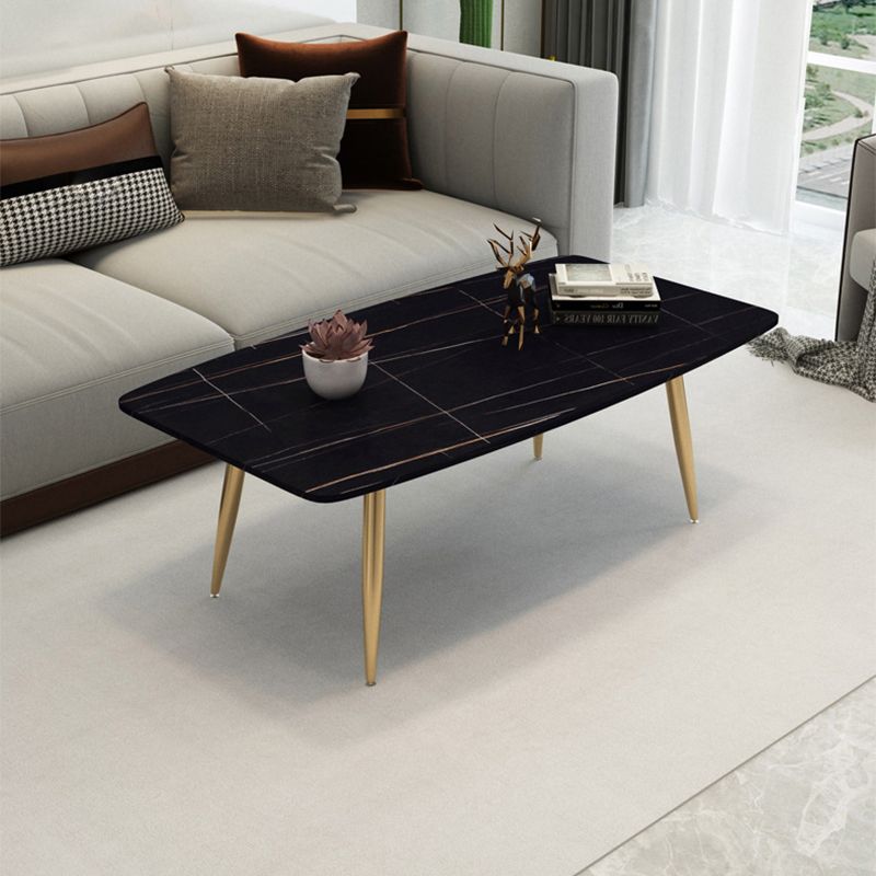 Rectangle Slate Coffee Table Glam 4 Legs Coffee Cocktail Table Clearhalo 'Coffee & Accent Tables' 'Coffee Tables' 'coffee_tables' 'furn' 'furn_coffee_tables' 'Furniture' 'Living Room Furniture' 1200x1200_abe1b535-a042-4319-89ac-017ecd418511