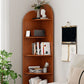 Traditional Closed Back Bookcase Shelves Included for Home Office