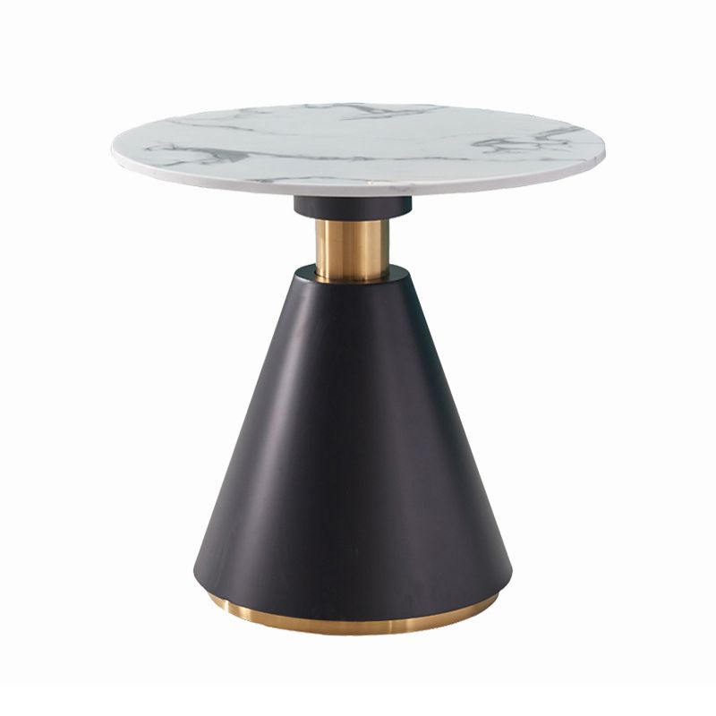 Metal Traditional Luxury Round Table Pedestal Dining Table for Dining Room Clearhalo 'Dining Tables & Seating' 'Dining Tables' 'dining_table' 'furn' 'furn_dining_table' 'Furniture' 'Kitchen & Dining Furniture' 1200x1200_abe68ea0-3bb9-4072-beb7-70865ec5c7eb
