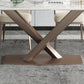 Metal Traditional Luxury Rectangle Indoor Table Sintered Stone Table with Pedestal Base Clearhalo ' dining_table' 'Dining Tables & Seating' 'Dining Tables' 'furn' 'furn_dining_table' 'Furniture' 'furniture_dining_table' 'Kitchen & Dining Furniture' 'kitchen&dining_furn' 'kitchen' 'kitchen_dining_table' 1200x1200_abe7a6d0-2a99-4270-8119-0103e5a02a5f