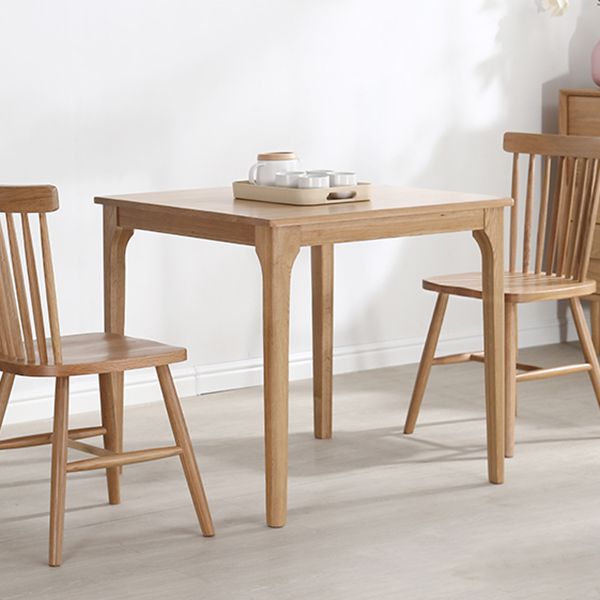 Industriestil 4 Beine Möbel Möbel Massivholz Quadrat Esstisch für Esszimmer