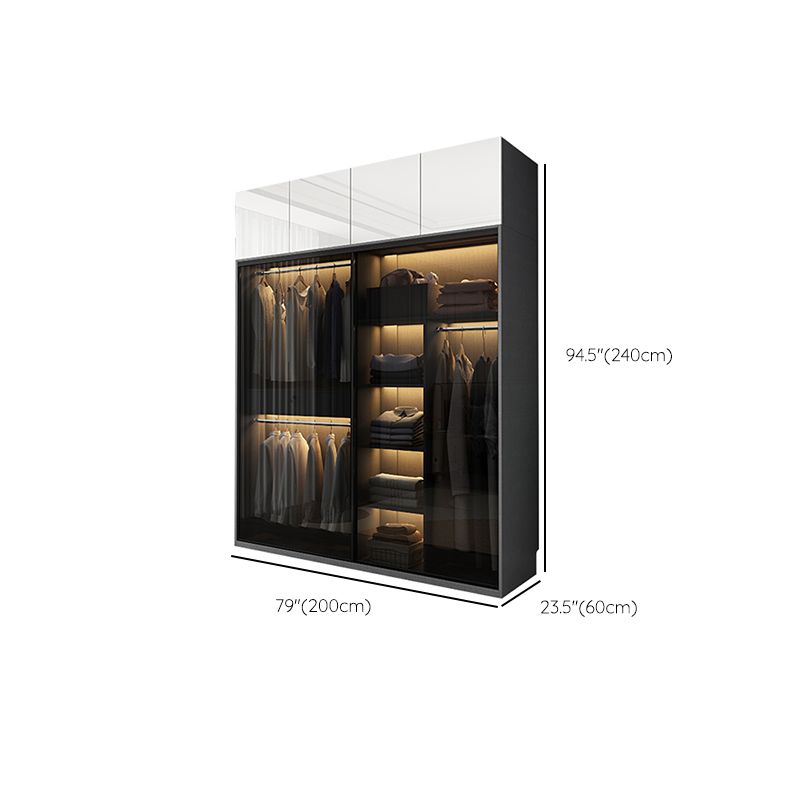 Glas- und Holzgarderobe Rettungskabinett