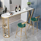 Glam Style Bar Table Stone Top Pub Table with Cabinet for Dining Room Clearhalo 'Bar Furniture' 'Bar Tables' 'bar_tables' 'furn' 'furn_bar_tables' 'Furniture' 'furniture_bar_tables' 'Kitchen & Dining Furniture' 1200x1200_abe83405-fe4a-4ab2-86d4-0ce694d11d48