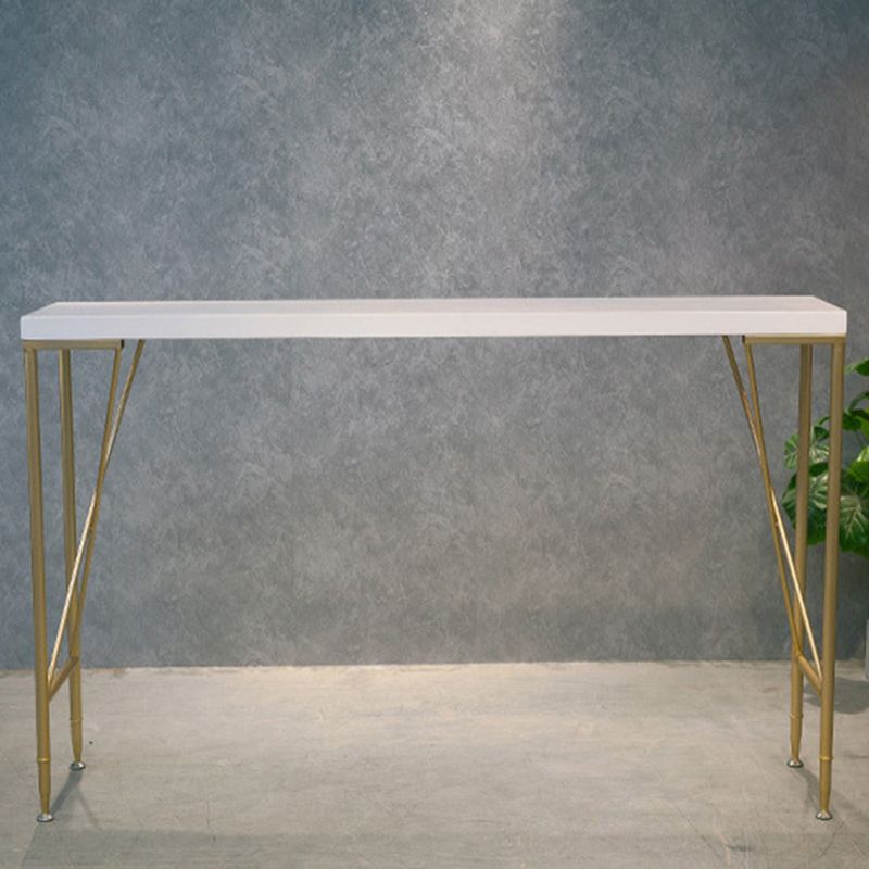 Glam Barhöhentisch, Bistro-Bartisch mit Massivholzplatte und Metallsockel
