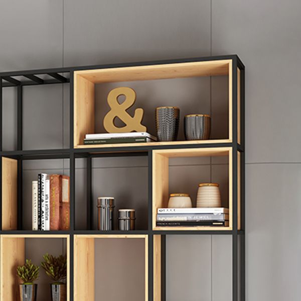 9.84"W Bookshelf Industrial Style Open Back Bookcase for Home and Office Clearhalo 'Bookcases' 'furn' 'furn_bookcases' 'Furniture' 'furniture_bookcases' 'kitchen' 'kitchen_bookcases' 'Living Room Furniture' 'Office Furniture' 1200x1200_abe96a4f-1f80-4653-8c08-0c6e80838857