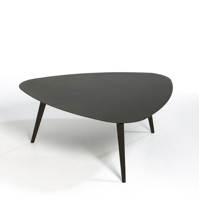 Modern Triangle Slate 3 Legs Coffee Table in Black and White Clearhalo 'Coffee & Accent Tables' 'Coffee Tables' 'coffee_tables' 'Furniture' 'furniture_coffee_tables' 'Living Room Furniture' 1200x1200_abe98327-cad5-405f-9ce3-f37a255dd6ab
