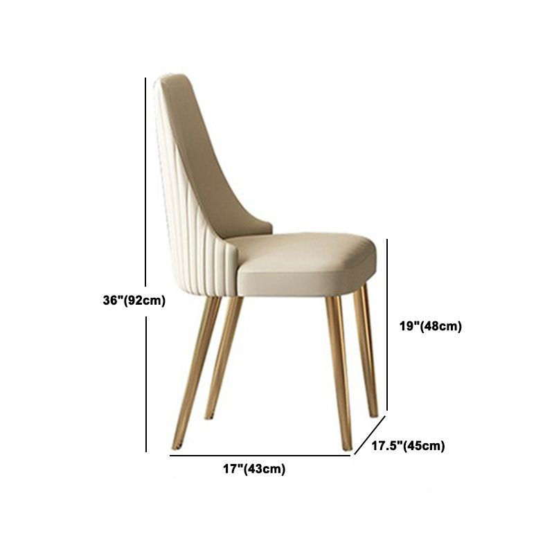 Glam -stijl rechthoekige tafel ingesteld 1/4/5/7 stukken dinerset voor keuken