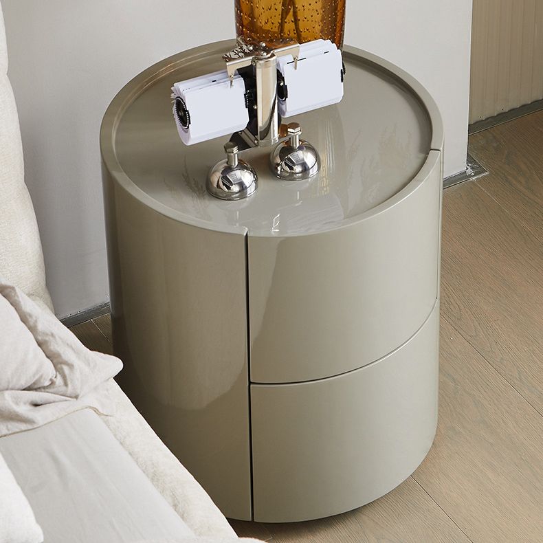 Contemporary Night Table Storage Accent Table Nightstand with 2 Drawers Clearhalo 'Bedroom Furniture' 'furn' 'furn_night_stand' 'Furniture' 'night_stand' 'Nightstands' 1200x1200_abeaf122-8892-47db-8e60-8fb5af8d64fe