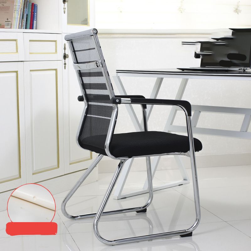 Zeitgenössische Festwaffenstuhl Ergonomic Mid-Back Schreibtischstuhl