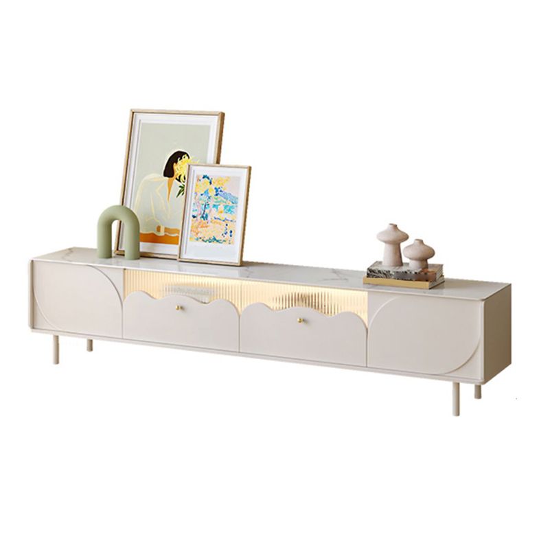 Contemporary Media Console Stone TV Media Console with Doors Clearhalo 'furn' 'furn_tv_stands_entertainment_centers' 'Furniture' 'Living Room Furniture' 'TV Stands & Entertainment Centers' 'TV Stands & Media Storage Furniture' 'tv_stands_entertainment_centers' 1200x1200_abeefc5e-79a1-4bc2-9729-72197d691325