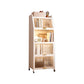 Contemporary Steel Shelf Bookcase with Doors Standard Bookshelf