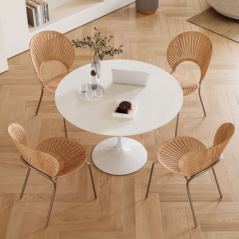Round Dining Set for Kitchen 1/2/3/4/5 Pcs Stone Top Dinette Set Clearhalo 'Dining Room Sets' 'Dining Tables & Seating' 'dining_room_set' 'furn' 'furn_dining_room_set' 'Furniture' 'Kitchen & Dining Furniture' 1200x1200_abf020e4-98ac-4450-b458-84099afd24fd
