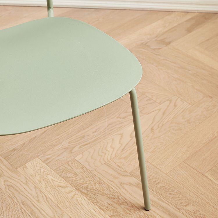 Contemporary Style Dining Chair Dining Armless Stackable Side Chair with Metal Legs Clearhalo ' kitchen&dining_furn' 'Dining Chairs' 'Dining Tables & Seating' 'dining_chair' 'furn' 'furn_dining_chair' 'Furniture' 'furniture_dining_chair' 'Kitchen & Dining Furniture' 'kitchen' 1200x1200_abf26ce6-ef63-4050-92eb-db2ccf9696c6