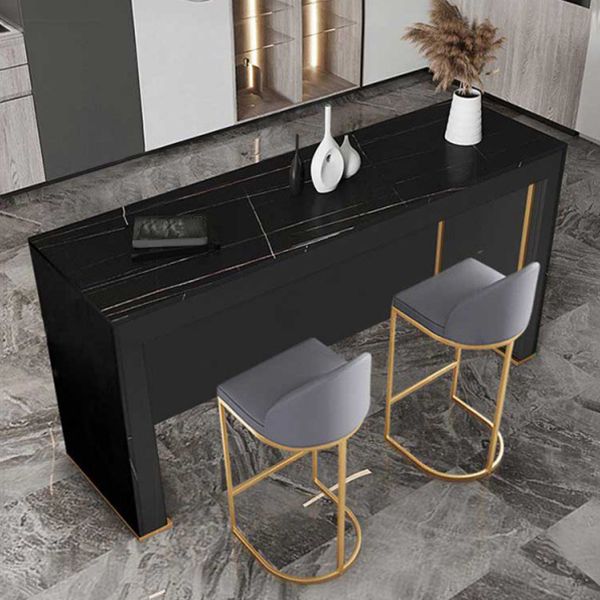 Contemporary Stone Pub Dining Set 1/2/3 Pieces Counter Table with Upholstered Stools Clearhalo 'Bar Furniture' 'furn' 'furn_home_bar_bar_sets' 'Furniture' 'Home Bars & Bar Sets' 'home_bar_bar_sets' 'Kitchen & Dining Furniture' 1200x1200_abf2fe1e-ee27-4a91-8dcb-c5ffb9c7eec8