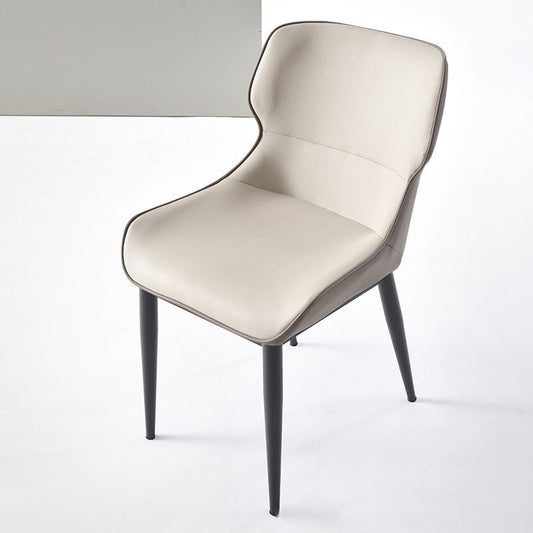 Dining Room Upholstered Chair Home Wingback Faux Leather Dining Chair Clearhalo 'Dining Chairs' 'Dining Tables & Seating' 'dining_chair' 'furn' 'furn_dining_chair' 'Furniture' 'Kitchen & Dining Furniture' 1200x1200_abf38556-b5ce-4558-bbf7-c22757ce28de