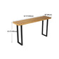 Cafe and Break-room Bistro Bar Desk Modern Rectangle Wood Counter-height Pub Table Clearhalo 'Bar Furniture' 'Bar Tables' 'bar_tables' 'furn' 'furn_bar_tables' 'Furniture' 'furniture_bar_tables' 'Kitchen & Dining Furniture' 'kitchen&dining_furn' 'kitchen' 1200x1200_abf5e98a-542f-4e59-beb7-170e920f97a9