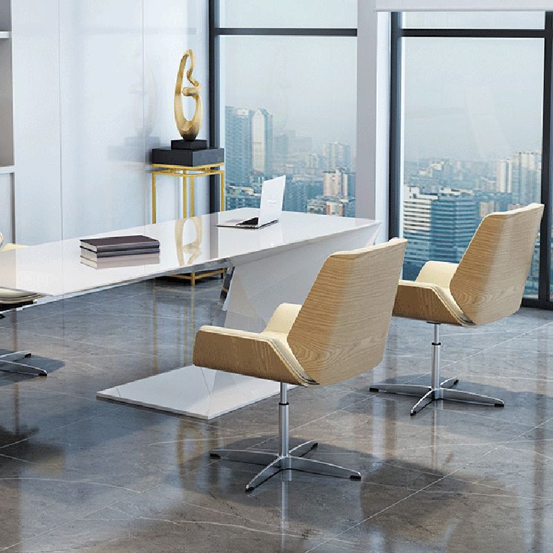 Silla de alquiler de la conferencia ergonómica contemporánea silla de cuero para la oficina para el hogar