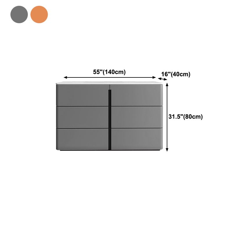 31,5 "H bullette de style moderne serveur de style moderne avec tiroirs pour cuisine et salle à manger