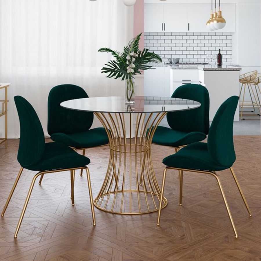 Modern Style Tempered Glass Dining Table Single Pedestal Base Round Table Clearhalo ' dining_table' 'Dining Tables & Seating' 'Dining Tables' 'furn' 'furn_dining_table' 'Furniture' 'furniture_dining_table' 'Kitchen & Dining Furniture' 'kitchen&dining_furn' 'kitchen' 'kitchen_dining_table' 1200x1200_abfa67ea-0ff8-46c6-9511-38c283f8d154