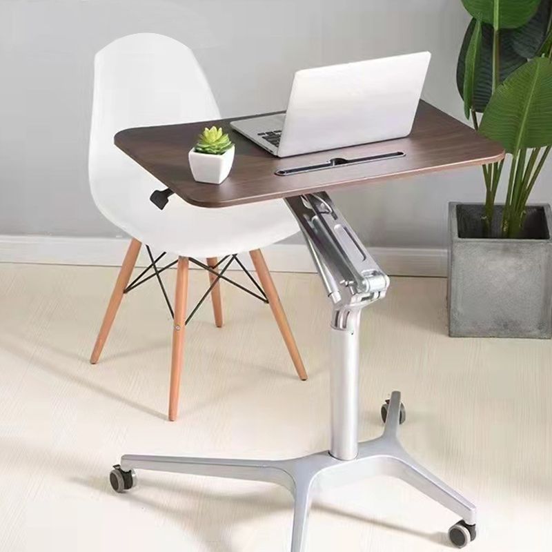 Modern Style Wooden Office Desk Rectangular Shape Movable Table with Wheels for Office Clearhalo 'furn' 'furn_office_desk' 'Furniture' 'Office Desks' 'Office Furniture' 'office_desk' 1200x1200_abfb1c10-c755-4778-b308-7b08089c9bff