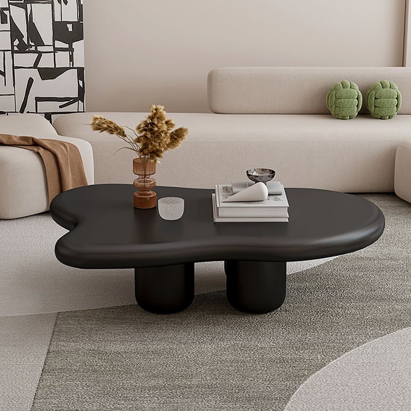 Scandinavian Free Form Coffee Table 3 Legs Wooden Cocktail Table for Living Room Clearhalo 'Coffee & Accent Tables' 'Coffee Tables' 'coffee_tables' 'furn' 'furn_coffee_tables' 'Furniture' 'Living Room Furniture' 1200x1200_abfd77e6-874f-40b6-ac74-e2d8c91eb9ac