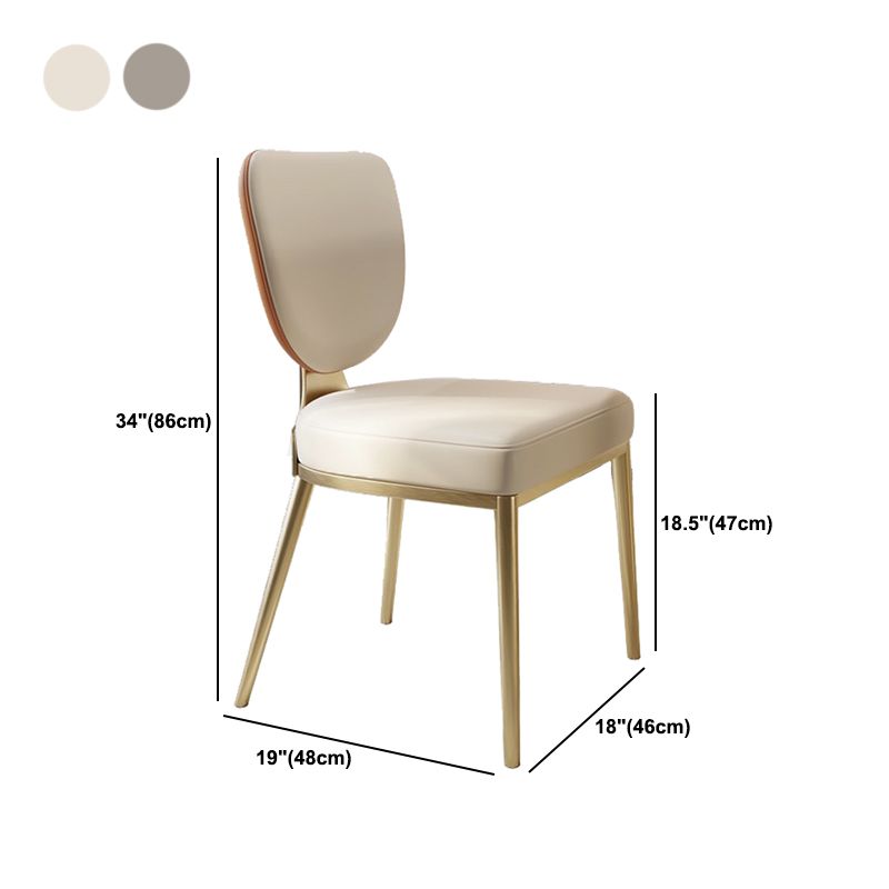 Sillas de comedor de patas de acero inoxidable