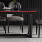 Mid-Century Modern Dining Table Black Rectangle Sintered Stone Dining Table Clearhalo ' dining_table' 'Dining Tables & Seating' 'Dining Tables' 'furn' 'furn_dining_table' 'Furniture' 'furniture_dining_table' 'Kitchen & Dining Furniture' 'kitchen&dining_furn' 'kitchen' 'kitchen_dining_table' 1200x1200_ac00a947-1b14-4288-b8c2-62d1196069a1
