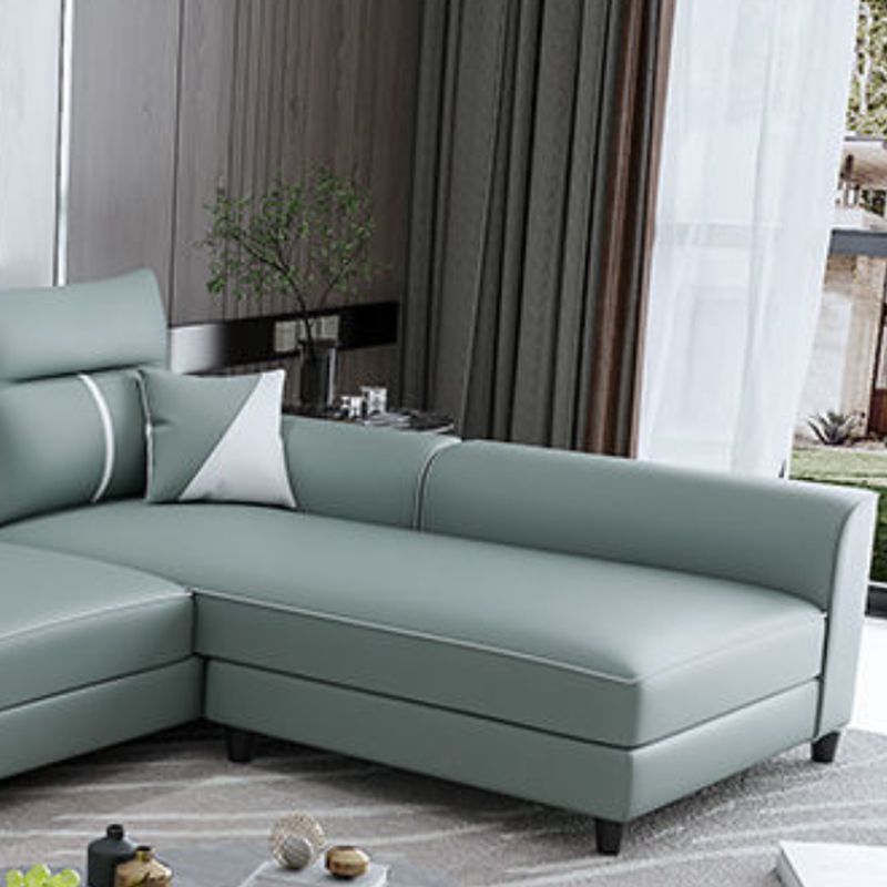 MODERNA PELLE FUCCHIO NEZIONALE CON CHAISE E CILLO PIGNO PER LA SOGGIO