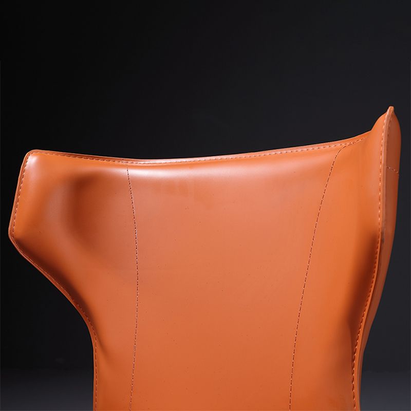 Contemporary Side Chair Wingback Metal Dining Chair for Indoor Clearhalo 'Dining Chairs' 'Dining Tables & Seating' 'dining_chair' 'furn' 'furn_dining_chair' 'Furniture' 'Kitchen & Dining Furniture' 1200x1200_ac043860-04a2-45ea-9e1c-0c4b54068ce8