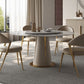 Kitchen Stone Round Dining Table Dining Room Pedestal Dinner Table Clearhalo 'Dining Tables & Seating' 'Dining Tables' 'dining_table' 'furn' 'furn_dining_table' 'Furniture' 'Kitchen & Dining Furniture' 1200x1200_ac06b7ea-455b-4fda-bd3b-86e986526b57