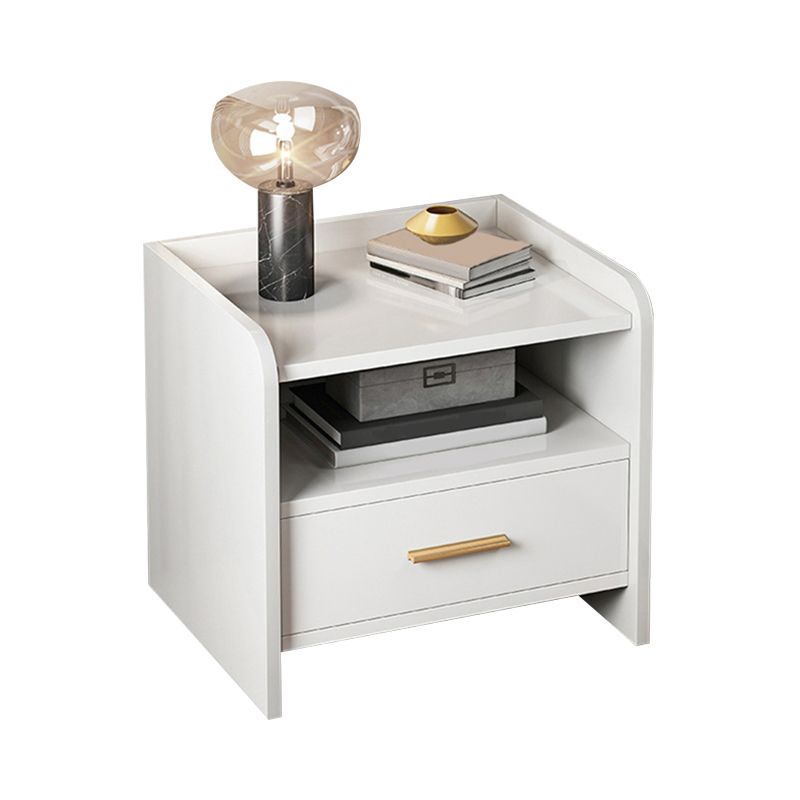 Contemporary Accent Table Nightstand Drawer Storage Night Table ,16.5" Tall Clearhalo 'Bedroom Furniture' 'furn' 'furn_night_stand' 'Furniture' 'night_stand' 'Nightstands' 1200x1200_ac06bf3c-3dfa-45e4-b162-402799f66077
