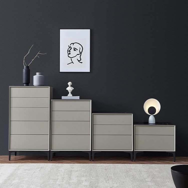 Grey Wood and Stone Buffet Server Modern Living Room Buffet/Console with Drawers Clearhalo 'buffet_sideboard' 'Buffets & Sideboards' 'Furniture' 'furniture_buffet_sideboard' 'Kitchen & Dining Furniture' 1200x1200_ac06d61f-8956-4e47-a146-358549f15088