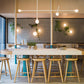 Modern Armless Counter Stool Wood Cafe Bar Stool with Wooden Seat and Pedal Clearhalo 'Bar Furniture' 'Bar Stools' 'bar_stools' 'furn' 'furn_bar_stools' 'Furniture' 'furniture_bar_stools' 'Kitchen & Dining Furniture' 1200x1200_ac06debe-cc42-46e1-9ac3-5b8fec741b5a