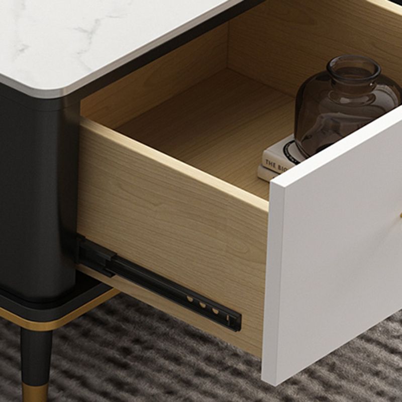 Contemporary TV Media Console Stone TV Stand Console with Drawer Clearhalo 'furn' 'furn_tv_stands_entertainment_centers' 'Furniture' 'Living Room Furniture' 'TV Stands & Entertainment Centers' 'TV Stands & Media Storage Furniture' 'tv_stands_entertainment_centers' 1200x1200_ac08897e-9496-4624-b5dc-16c3d50cb56b