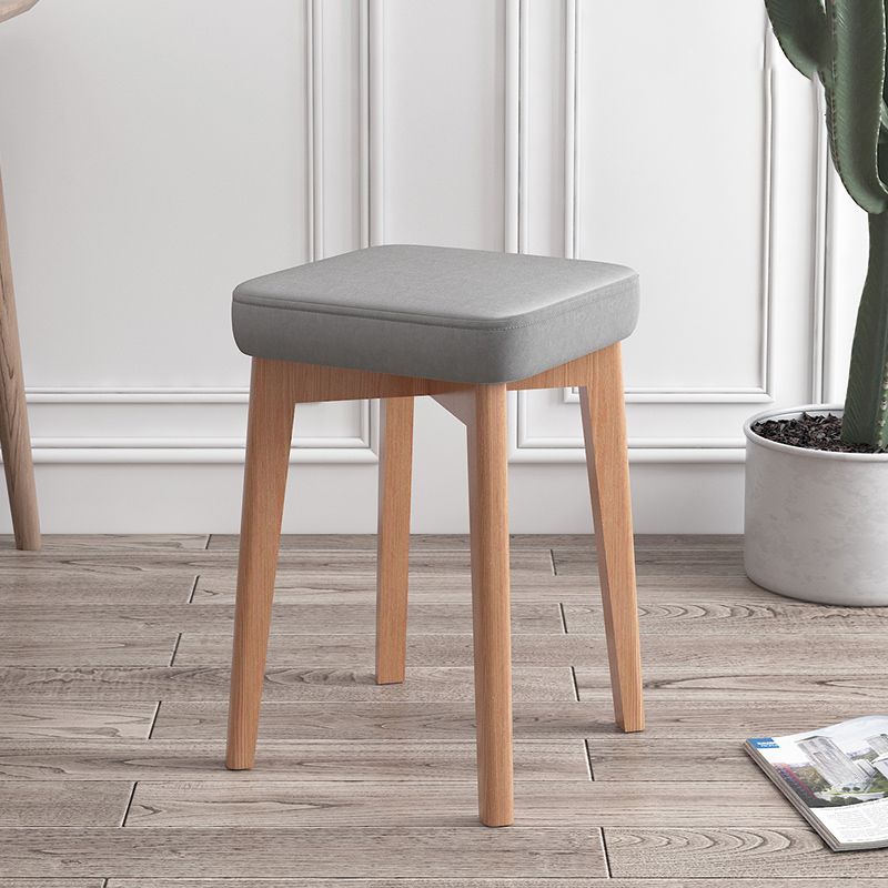 Indoor Cotton Ottoman Tear Resistant with Four Legs Cube Ottoman Square Modern Clearhalo 'furn' 'furn_ottomans_poufs' 'Furniture' 'Living Room Furniture' 'Ottomans & Poufs' 'ottomans_poufs' 1200x1200_ac09d370-45d8-42c0-83ff-ccd0be7bfd60