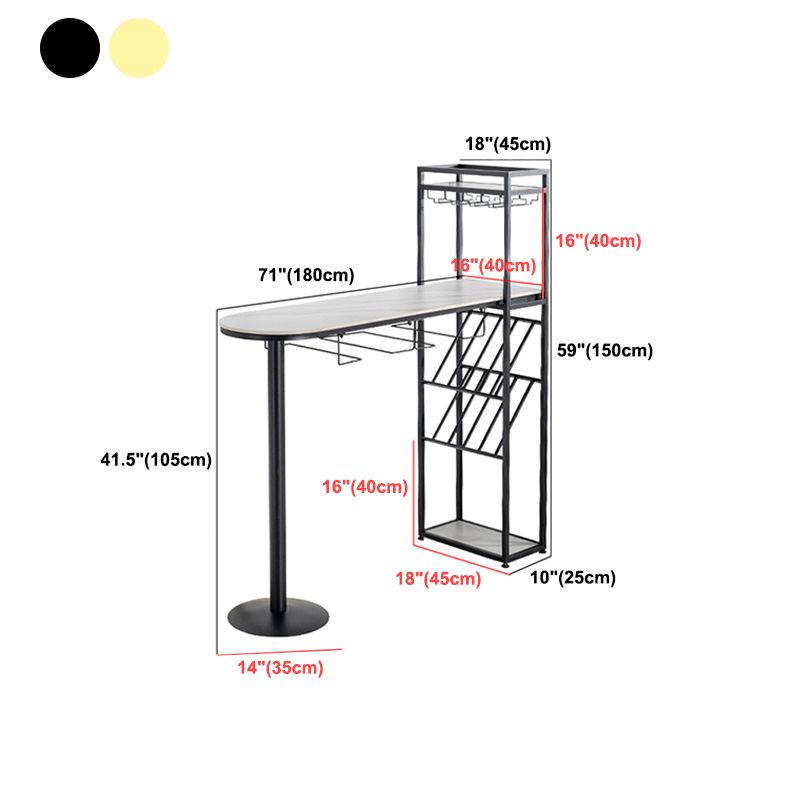 Tavolo da bar a forma irregolare in pietra sinterizzato tavolo da bar lussuoso con doppio piedistallo