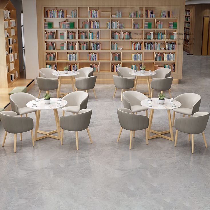 Modern Style Round Dining¬†Room¬†Table¬†Set with Sintered Stone Dinette Set with 4 Legs Table Clearhalo 'Dining Room Sets' 'Dining Tables & Seating' 'dining_room_set' 'furn' 'furn_dining_room_set' 'Furniture' 'furniture_dining_room_set' 'Kitchen & Dining Furniture' 'kitchen&dining_furn' 'kitchen' 1200x1200_ac0cbe19-5f12-4bc7-a2ba-71b30da7db91