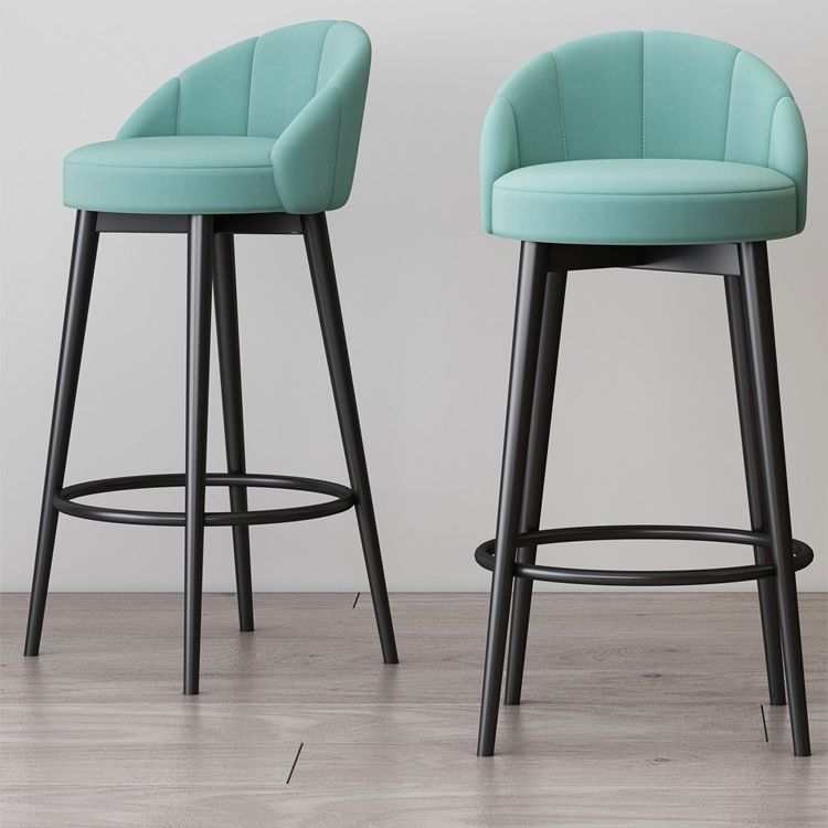 Metal Scandinavian Kitchen Dining Room Armless Stool Low Back Bar Stool Clearhalo 'Bar Furniture' 'Bar Stools' 'bar_stools' 'furn' 'furn_bar_stools' 'furniture_bar_stools' 'Kitchen & Dining Furniture' 'kitchen&dining_furn' 'kitchen' 'kitchen_furn' Furniture' 1200x1200_ac0d3cc7-6e4e-42b4-837d-9fb777329d48