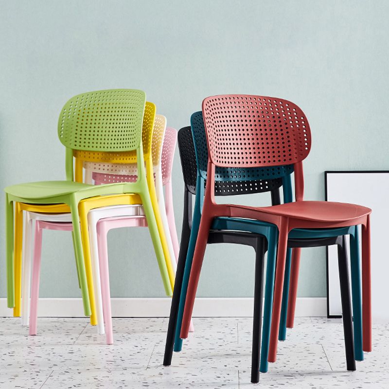 Scandinavian Plastic Dining Kitchen Room Chair Open Back Side Chair Clearhalo ' kitchen&dining_furn' 'Dining Chairs' 'Dining Tables & Seating' 'dining_chair' 'furn' 'furn_dining_chair' 'Furniture' 'furniture_dining_chair' 'Kitchen & Dining Furniture' 'kitchen' 1200x1200_ac0dd7a8-9a38-4e75-874b-d9380e208aa1