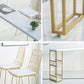 Glam 1/2/3 Pieces Wood Bar Table Set Rectangle Bar Table with High Stools for Kitchen Clearhalo 'Bar Furniture' 'furn' 'furn_home_bar_bar_sets' 'Furniture' 'Home Bars & Bar Sets' 'home_bar_bar_sets' 'Kitchen & Dining Furniture' 1200x1200_ac10011e-12a5-4f9d-abcf-e02dde960260