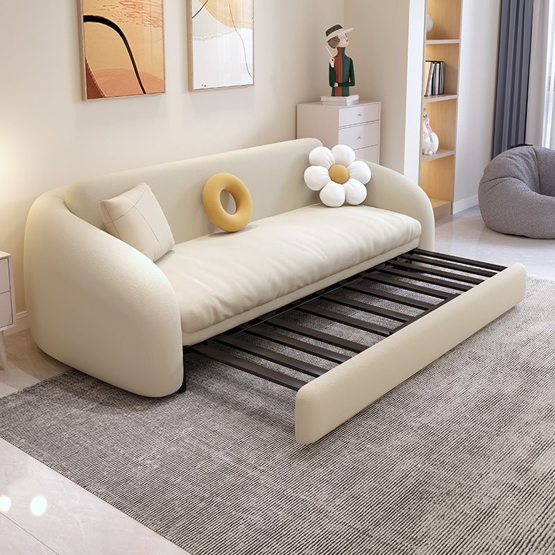 37 "divano scandinavo largo futon bianco abbreviabile divano pieghevole