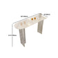 Contemporary Style Stone Bar Table Standard Height Bistro Pub Table